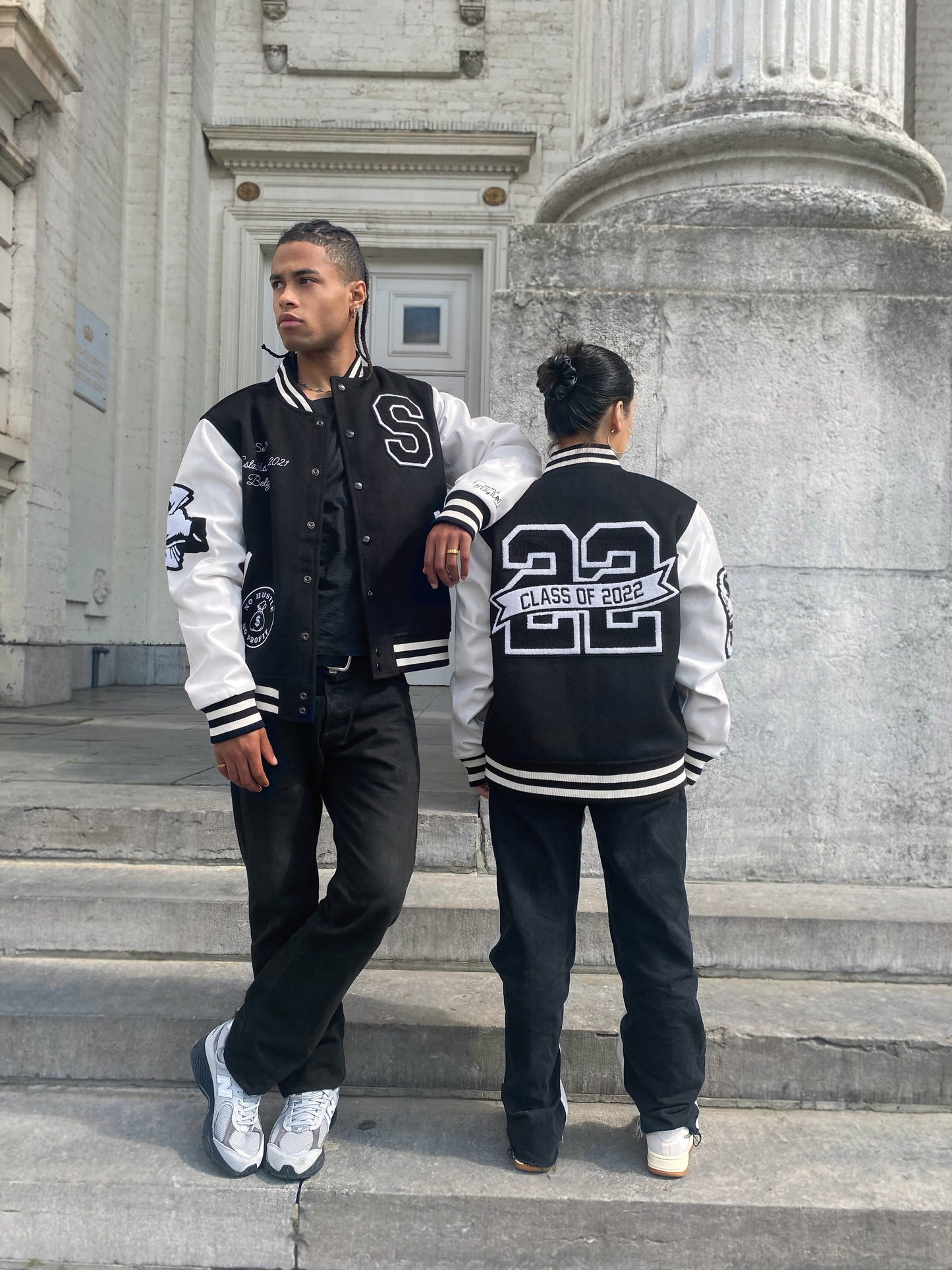 No Hustle, No Profit Varsity Jacket